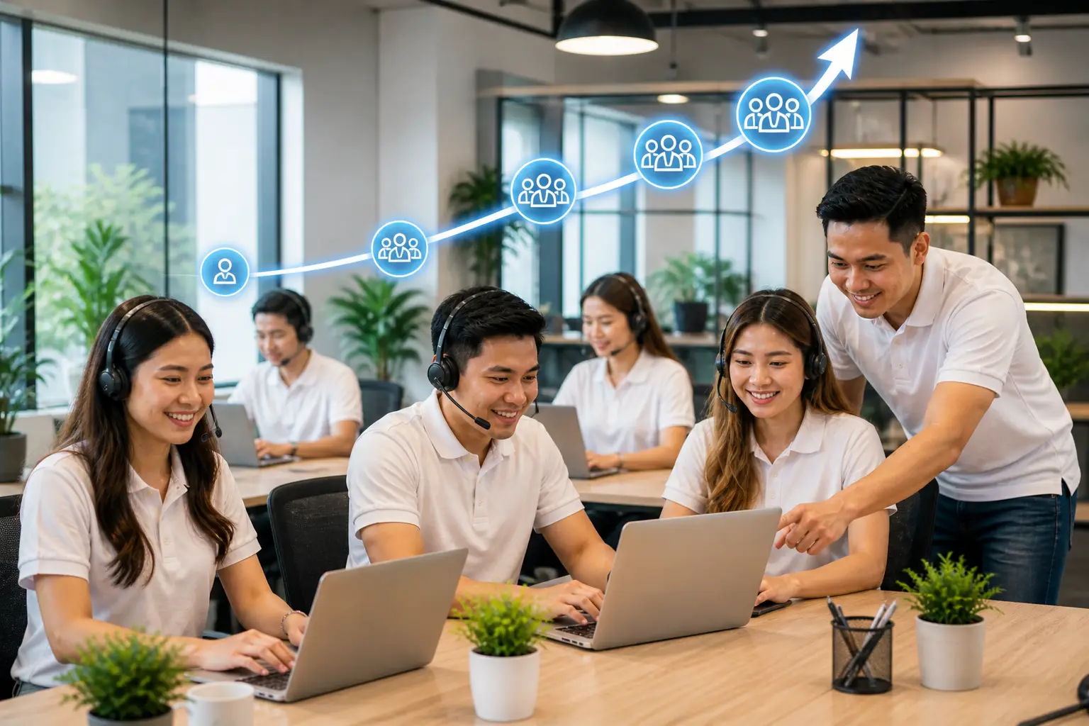Scaled e-commerce operations team supporting a growing online retail business