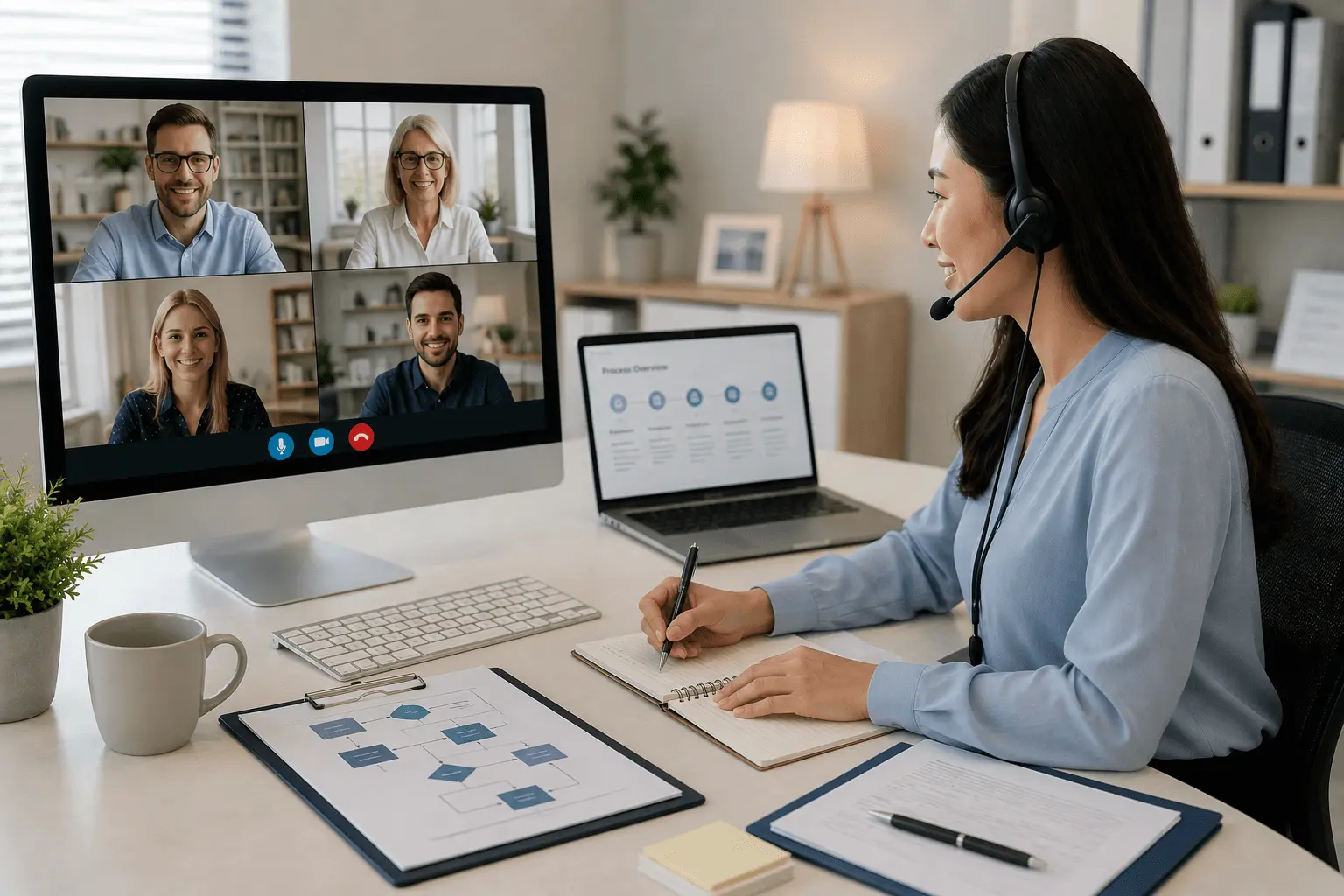 E-commerce operations professional managing online store workflows